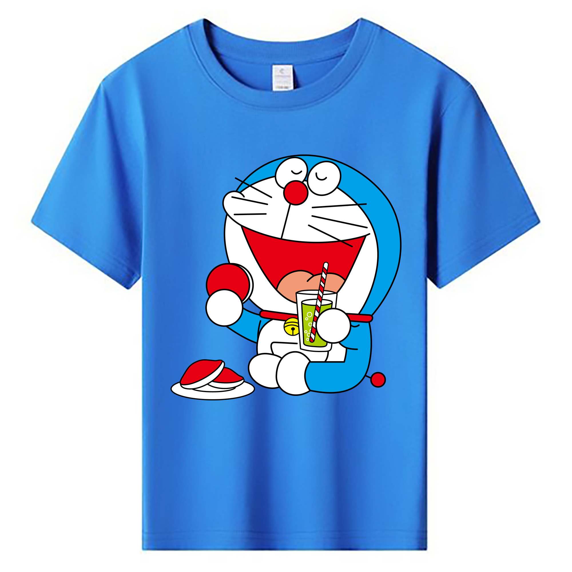 （画像用） ドラえもん Doraemon 綿100％キッズTシャツ（フロントプリント）